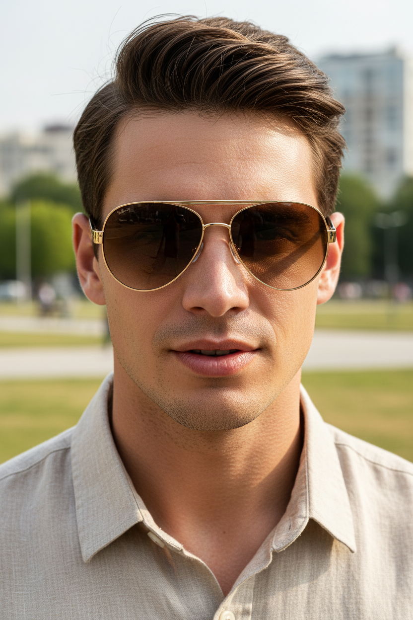 Caputto – Rose Gold Aviator